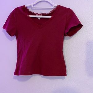red tee